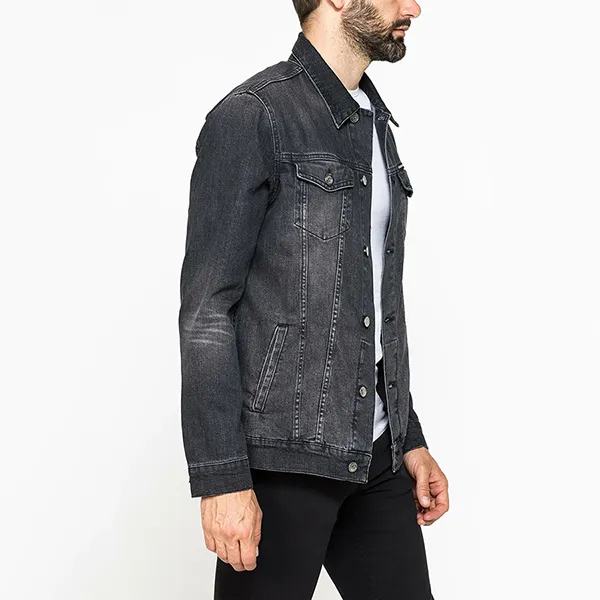 Áo Khoác Denim Nam Carrera Jeans 4500970A_91F Màu Đen Size M