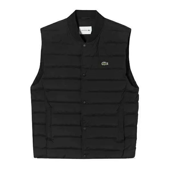 Áo Khoác Gile Nam Lacoste Lightweight Down Vest Màu Đen Size 48