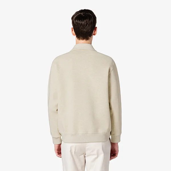 Áo Khoác Nam Lacoste Men's Kara Sweat SH230E 55G XFJ Màu Kem Size 4