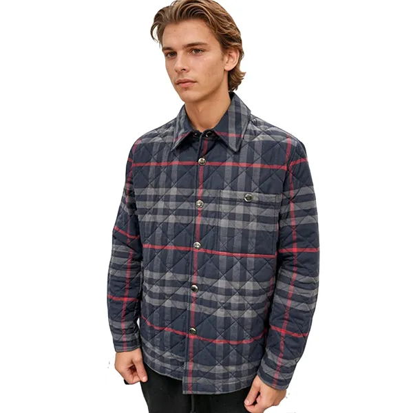 Áo Khoác Nam Burberry Forres Diamond Quilted Jacket 8091458 Màu Xanh Navy Size XXS