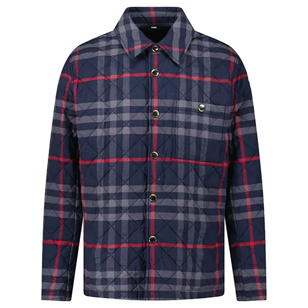 Áo Khoác Nam Burberry Forres Diamond Quilted Jacket 8091458 Màu Xanh Navy Size XXS