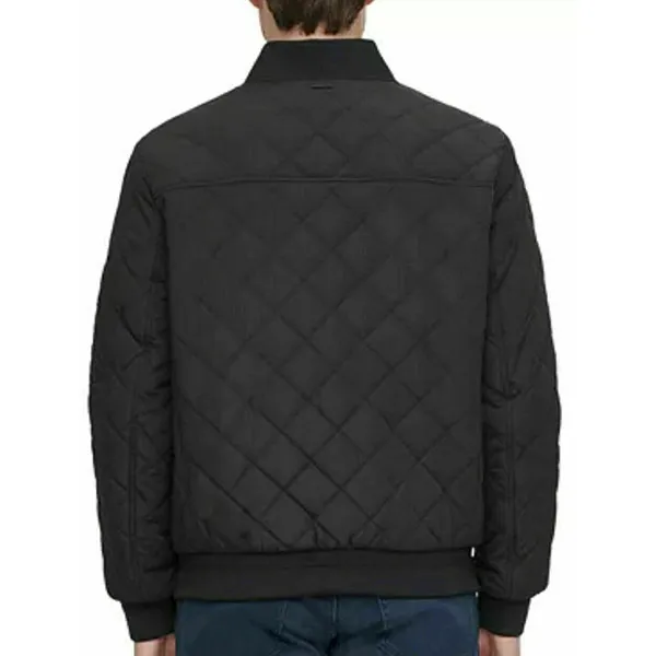 Áo Khoác Nam Calvin Klein CK Men's Lightweight Quilted Bomber Jacket Màu Đen Size S