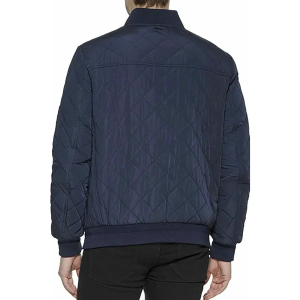 Áo Khoác Nam Calvin Klein CK Men's Lightweight Quilted Bomber Jacket Màu Xanh Navy Size S