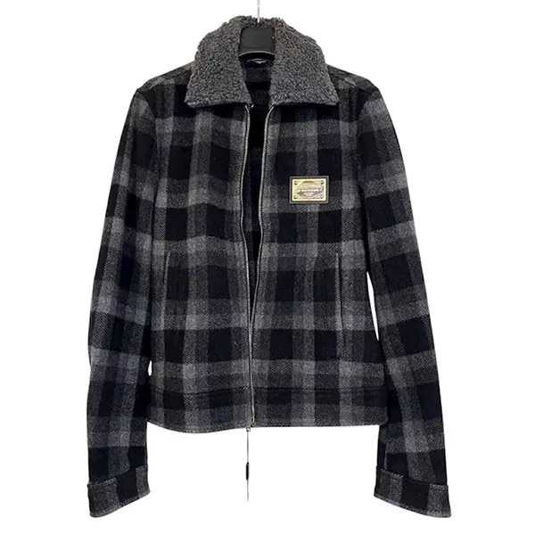 Áo Khoác Nam Dolce & Gabbana D&G G9K93T Màu Đen Xám Size 44