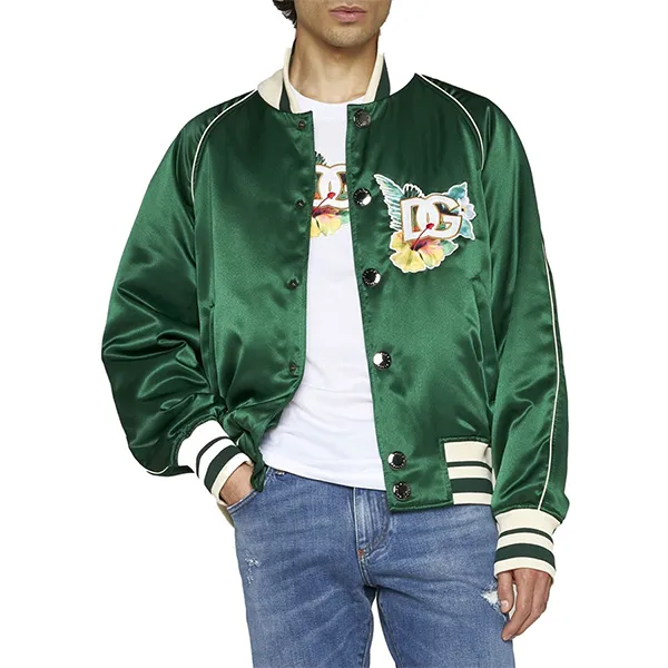 Áo Khoác Nam Dolce & Gabbana D&G G9ZB6Z Màu Xanh Green Size 46