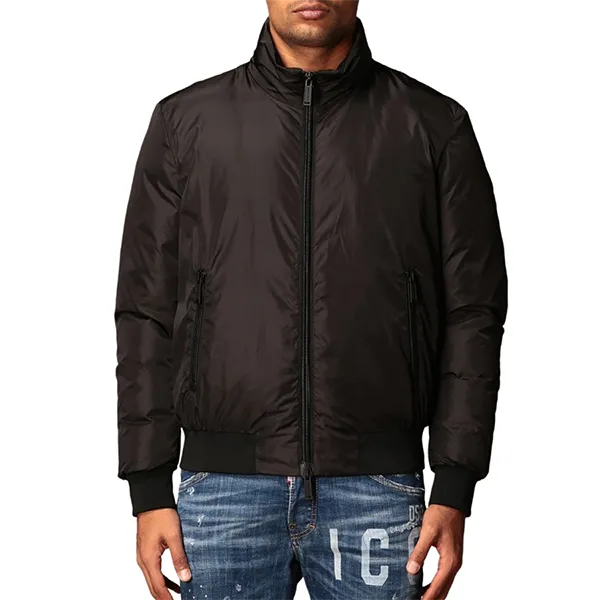 Áo Khoác Nam Dsquared2 Black Nylon Icon Jacket S79AM0025 Màu Đen Size 46