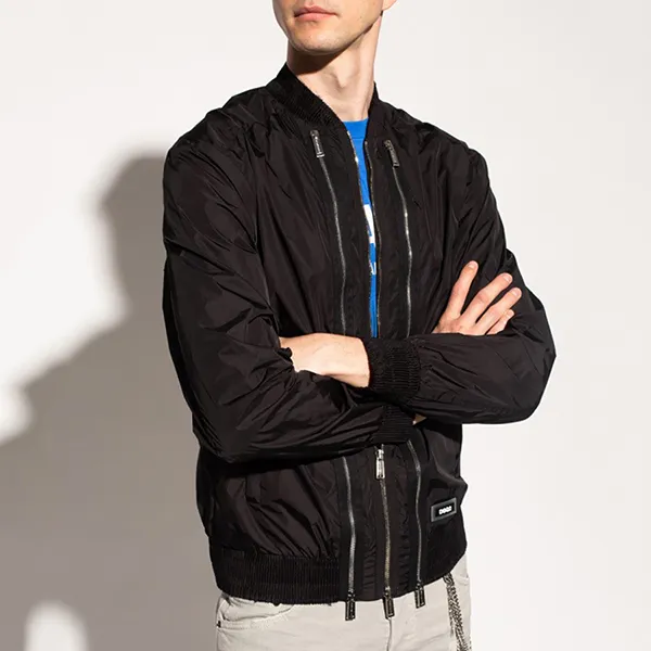 Áo Khoác Nam Dsquared2 Bomber Jacket S71AN0263 S49197 Màu Đen Size 46