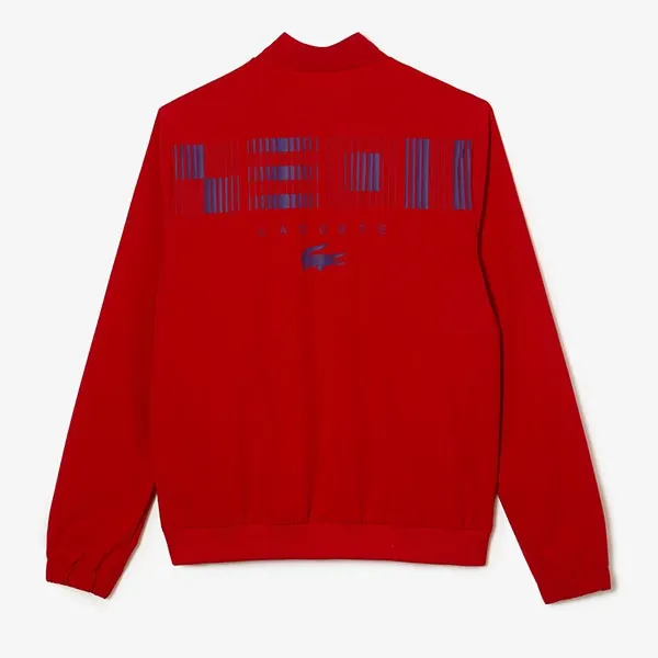 Áo Khoác Nam Lacoste Men's Sport x Novak Djokovic Track Jacket BH2325 51 TRF Màu Đỏ Size M