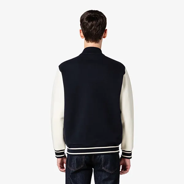 Áo Khoác Nam Lacoste Men's Stadium Neck Sleeve Contrast Sweatshirt SH220E 55G 166 Màu Navy Size 4