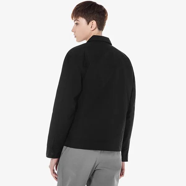 Áo Khoác Nam Lacoste Men's Work Overshirt Jacket CH0209-031 Màu Đen Size 38