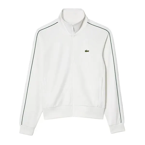 Áo Khoác Nam Lacoste Paris Piqué Track Jacket SH1457 53N 70V Màu Trắng Size 4