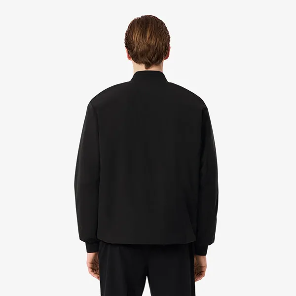 Áo Khoác Nam Lacoste Quilted Water-Repellent Stretch Bomber Jacket BH8904 - 031 Màu Đen Size 50