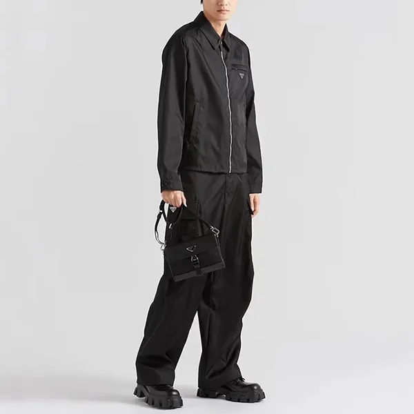 Áo Khoác Nam Prada Reconnect Jacket Màu Đen Size 50