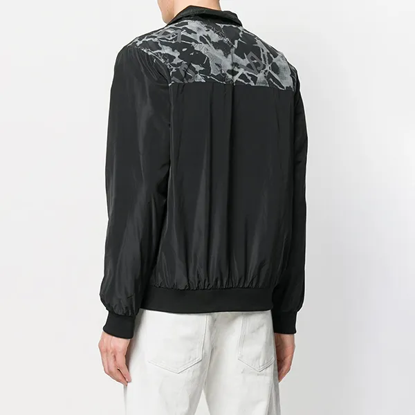 Áo Khoác Nam Versace Printed Key Bomber Jacket Màu Đen Họa Tiết Size 48