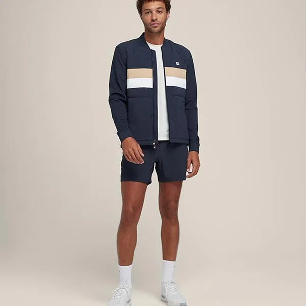 Áo Khoác Nam Wilson JD Quilted Jacket Màu Xanh Navy Size S (Form Âu)