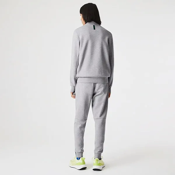 Áo Khoác Nỉ Nam Lacoste Long Sleeve Gray SH2702 Màu Xám Size 3