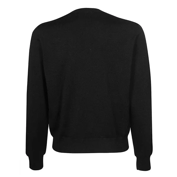 Áo Len Nam Dsquared2 Logo Wool Sweater Black Màu Đen Size S