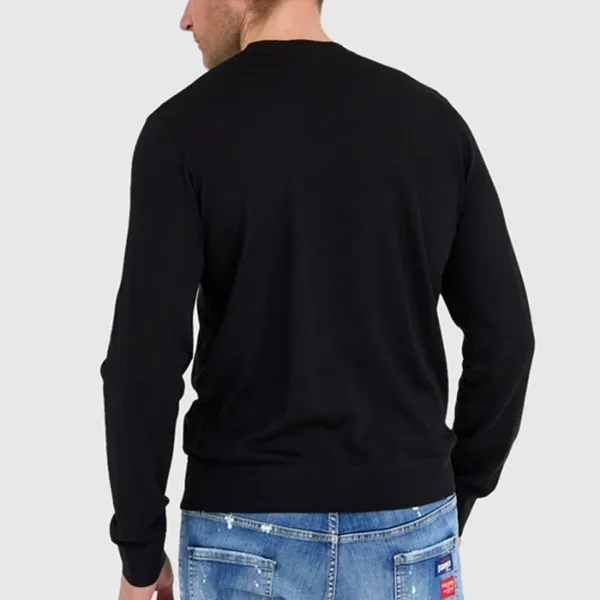 Áo Len Nam DSquared2 S78HA0033 Màu Đen Size S