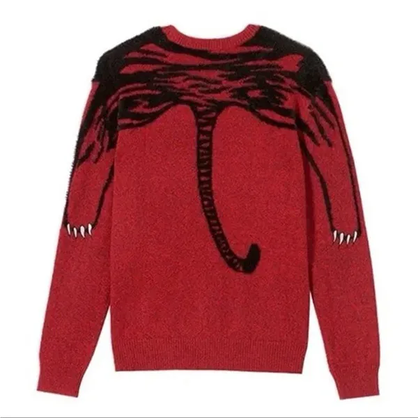 Áo Len Nam Kenzo Claw Tiger Crew Knit Màu Đỏ Size L