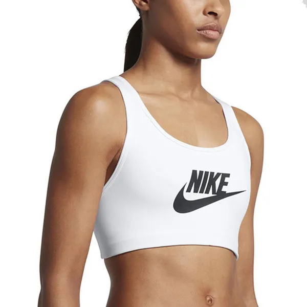 Áo Ngực Thể Thao Nike Logo Sports White 899371-100 Màu Trắng Size M (Form Á)
