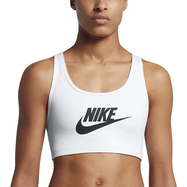 Áo Ngực Thể Thao Nike Logo Sports White 899371-100 Màu Trắng Size M (Form Á)