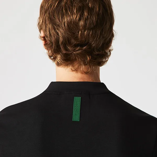 Áo Nỉ Sweater Nam Lacoste Men’s Sweatshirt SH3358 031 Màu Đen Size 2