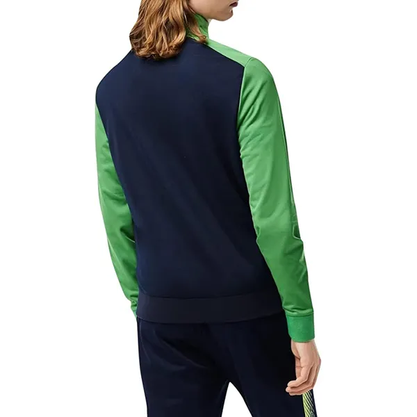 Áo Nỉ Nam Lacoste Men's Tennis Zipped Ripstop Sweatshirt SH5199 X2I Màu Xanh Size 2