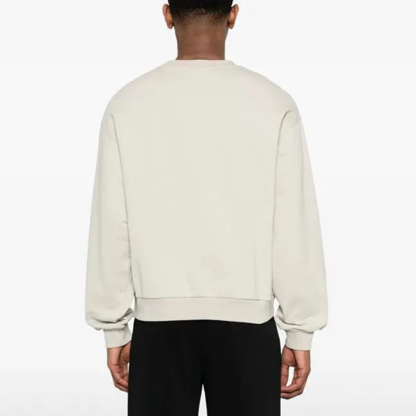 Áo Nỉ Sweater Nam Gucci 3D Logo Crew Neck Sweatshirt 768530-XJF3H-9269 Màu Trắng Kem Size XS