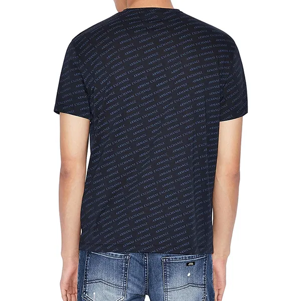 Áo Phông Nam Armani Exchange T-Shirt 7VZTFC ZJH4Z Màu Đen Size M
