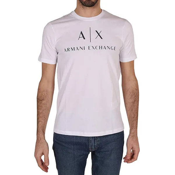 Áo Phông Nam Armani Exchange T-Shirt 8NZTCJ Z8H4Z Màu Trắng Size L