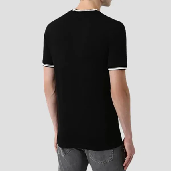 Áo Phông Nam Dolce & Gabbana D&G Black Logo Printed G8IR4T FU7EQ N0000 TShirt Màu Đen Size 46