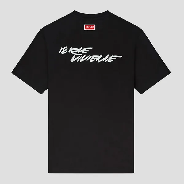 Áo Phông Nam Kenzo Futura Classic With Boke Flower Embroidered In Black FF65TS2654SG99J Tshirt Màu Đen Size M