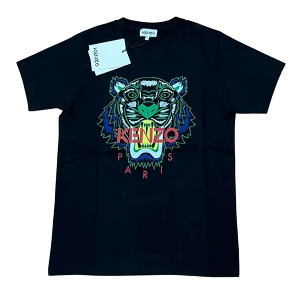 Áo Phông Nam Kenzo Tiger Classic Fit Cotton TShirt 5TS050 195 Màu Đen Size S