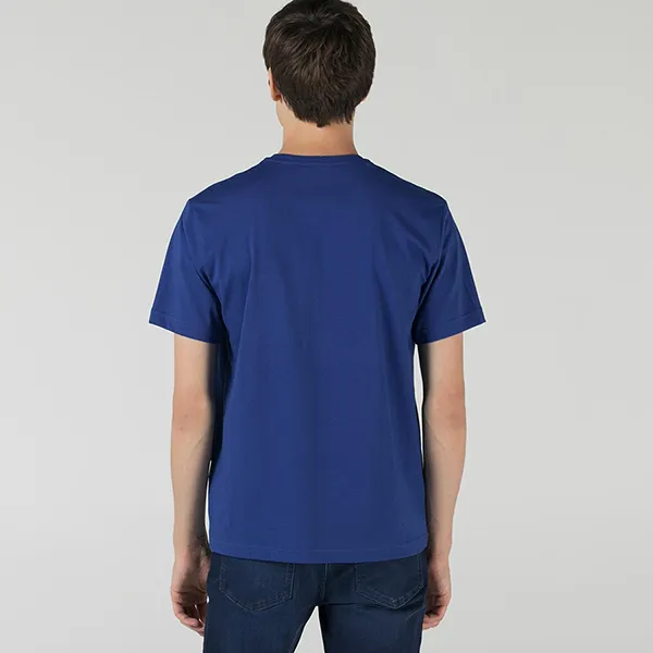 Áo Phông Nam Lacoste Men's Relaxed Fit T-shirt TH2204 04M Màu Xanh Dương Size 3