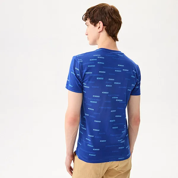 Áo Phông Nam Lacoste Men's T-shirt TH2315 15M Màu Xanh Blue Size 3