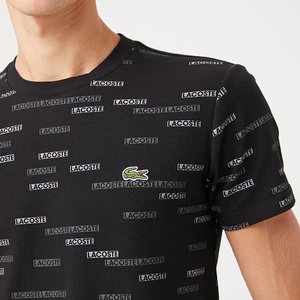 Áo Phông Nam Lacoste Men's T-shirt TH2315 15S Màu Đen Size 3