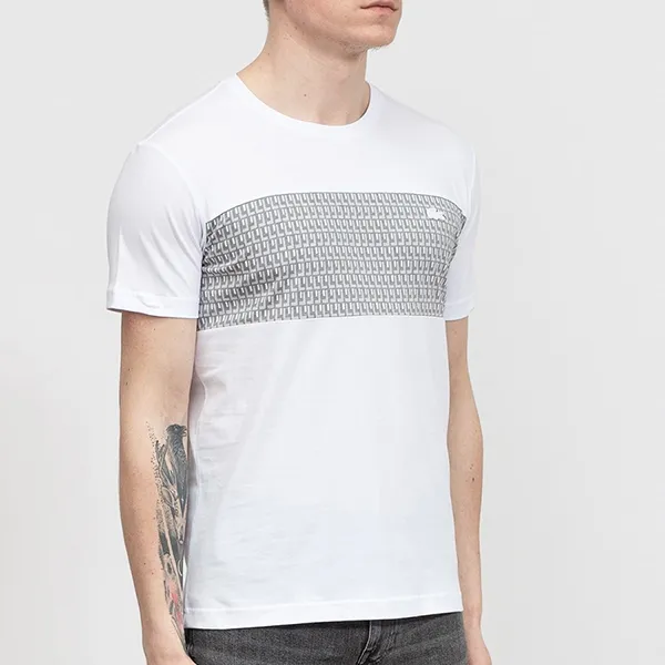 Áo Phông Nam Lacoste Men's White Short Sleeve TShirt Th0229 29B Màu Trắng Size 2