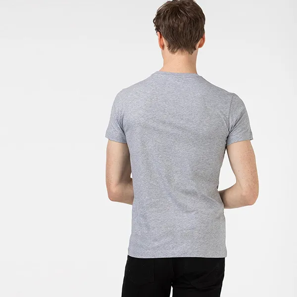 Áo Phông Nam Lacoste T-Shirt TH0102 02G Màu Xám Size 2