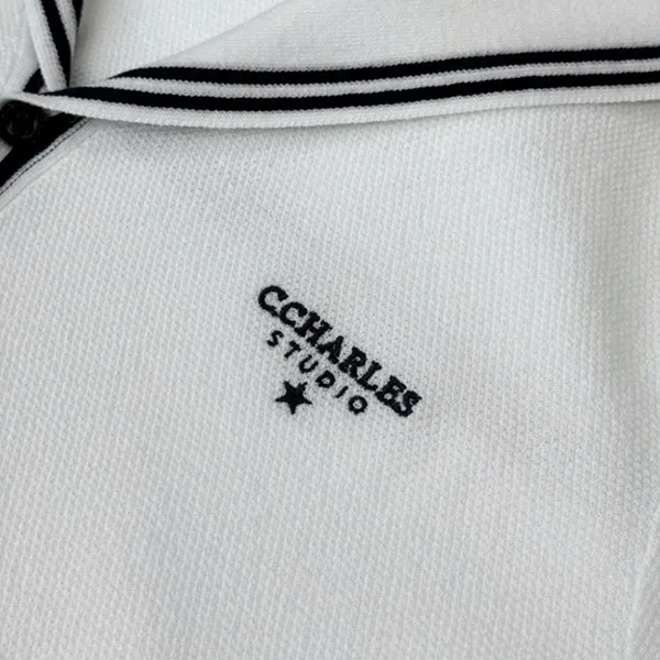Áo Phông Nữ Chester Charles Navy Striped Sailor In White CW603KM0652W0 Màu Trắng Size S