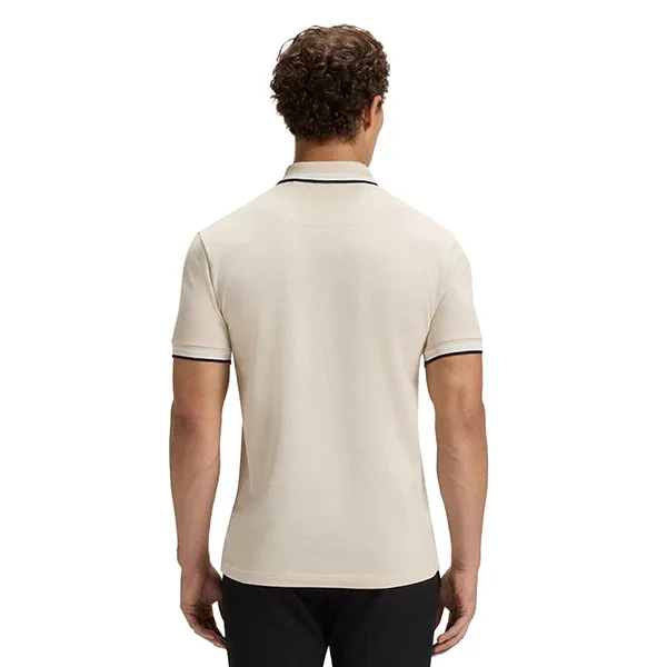 Áo Polo Nam Hugo Boss Cotton Polo Shirt 50469055 133 Màu Be Size S