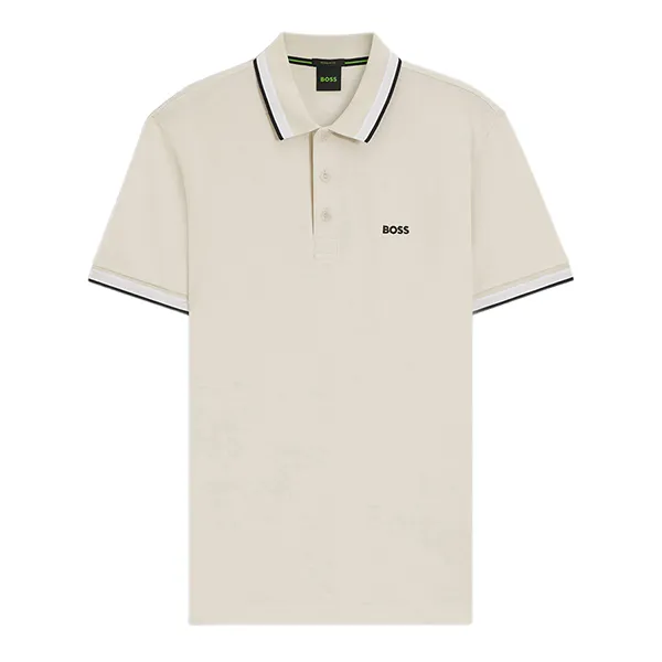 Áo Polo Nam Hugo Boss Cotton Polo Shirt 50469055 133 Màu Be Size S