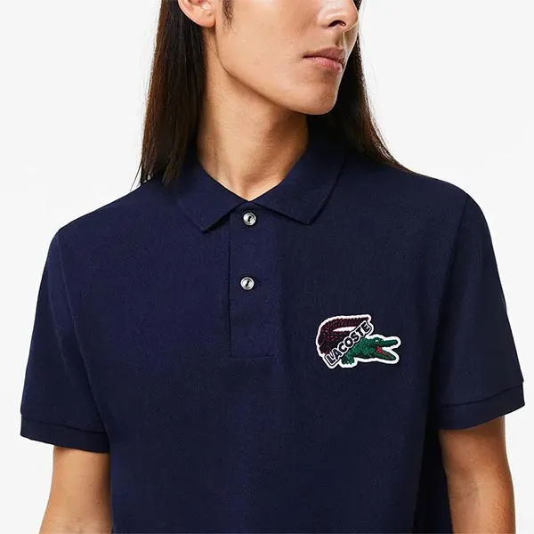 Áo Polo Lacoste Organic Cotton Piqué Polo Navy PH1369 166 Màu Xanh Navy Size 2