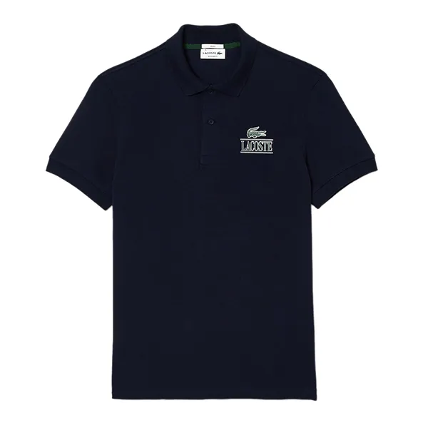 Áo Polo Nam Lacoste Regular Fit UV Protect Golf Polo Shirt PH1136 00 166 Màu Xanh Navy Size XS