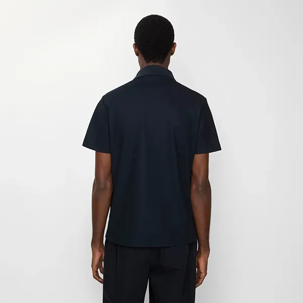 Áo Polo Nam Burberry Equestrian Knight-Check 8116121 Màu Xanh Navy Size S