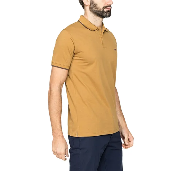 Áo Polo Nam Carrera Jeans Pique Cotton 819A0075A_181 Màu Vàng Mù Tạt Size M