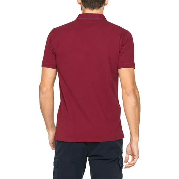 Áo Polo Nam Carrera Jeans Pique Cotton 819A0075A_491 Màu Đỏ Lựu Size M