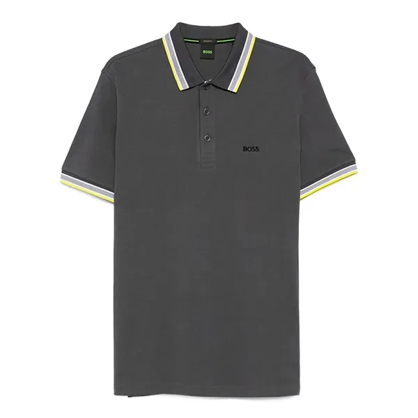 Áo Polo Nam Hugo Boss Cotton Polo Shirt 50469055 029 Màu Xám Đậm Size S