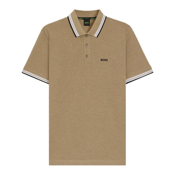 Áo Polo Nam Hugo Boss Cotton Polo Shirt 50469055 266 Màu Beige Size L
