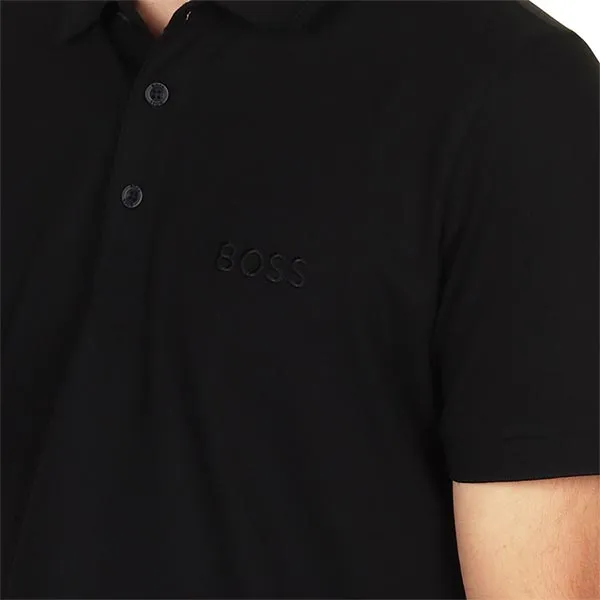 Áo Polo Nam Hugo Boss Paddy Polo Shirt In Cotton Piqué 50469102 014 Màu Đen Size S