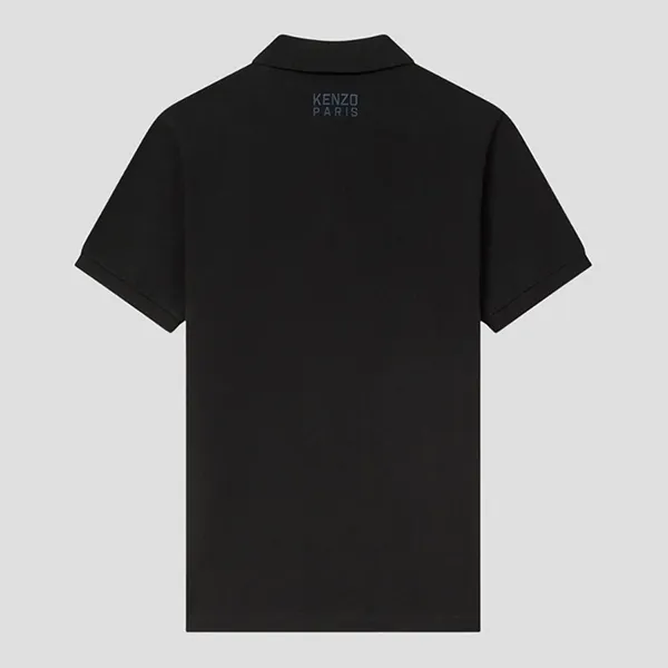 Áo Polo Nam Kenzo Logo Tiger-embroidered In Black PFF65P01524PU99J Màu Đen Size M